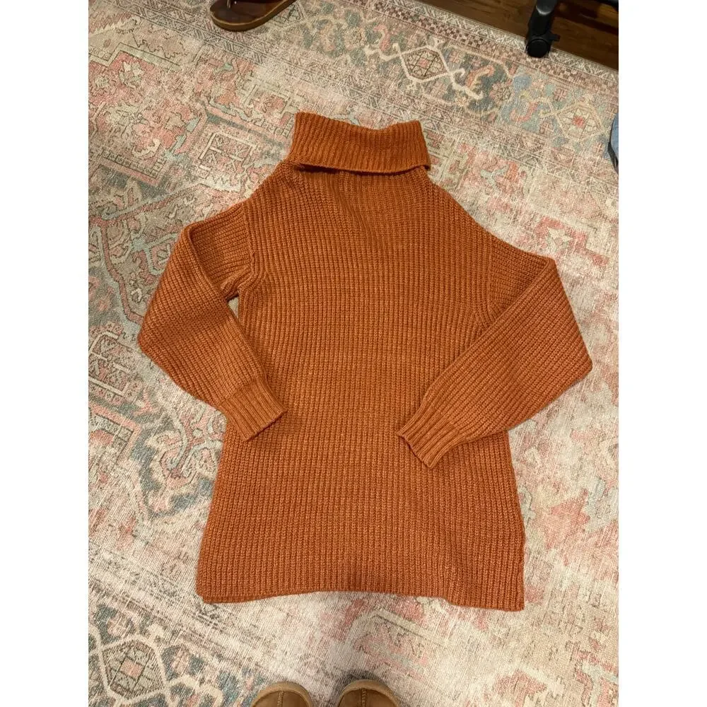 Free People Burnt Orange Sweater